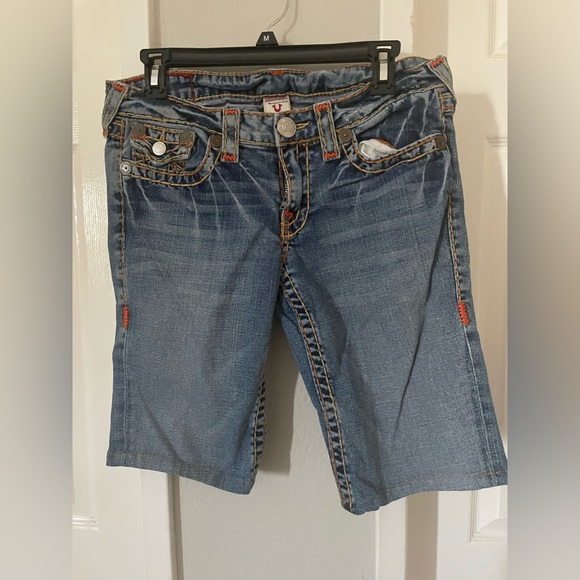 True Religion vintage denim shorts size 30 - Picture 1 of 7